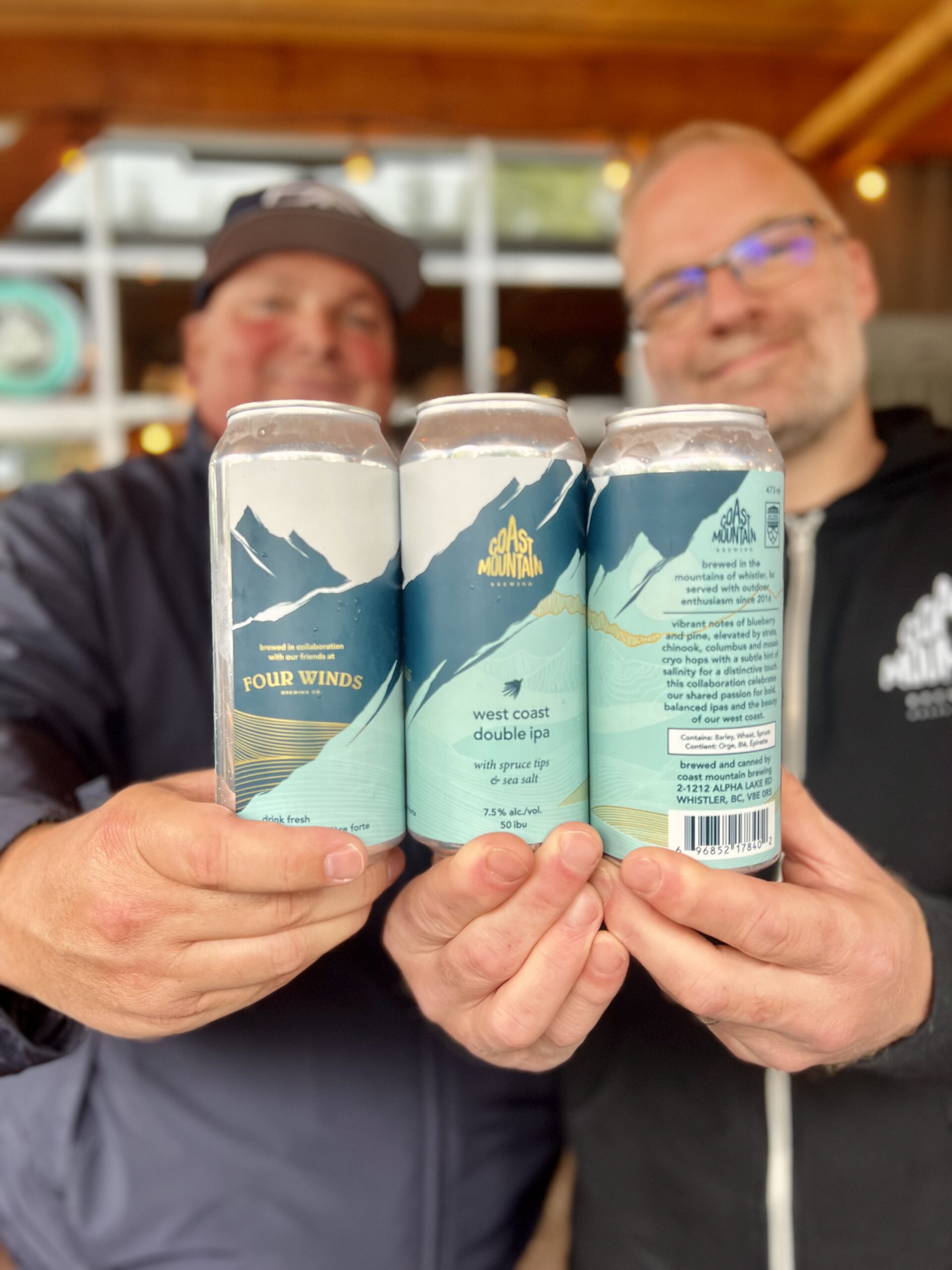 West Coast Double IPA, Four Winds Brewing x Coast Mountain Brewing